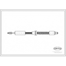 19032307 CORTECO Тормозной шланг