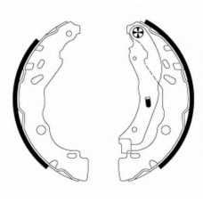 8DB 355 020-071 HELLA PAGID Комплект тормозных колодок