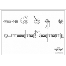 19032232 CORTECO Тормозной шланг