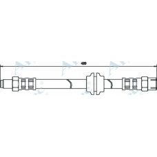 HOS3197 APEC Тормозной шланг