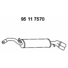 95 11 7570 EBERSPACHER Глушитель выхлопных газов конечный