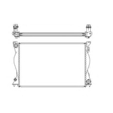 50597 NRF Радиатор, охлаждение двигателя