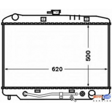 8MK 376 771-101 HELLA Радиатор, охлаждение двигателя