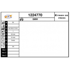 1224770 SNRA Тормозной суппорт