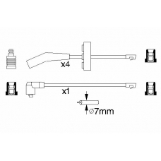 0 986 356 835 BOSCH Комплект проводов зажигания