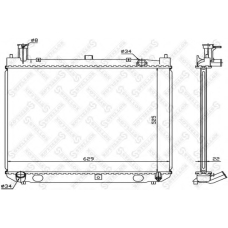 10-26397-SX STELLOX Радиатор, охлаждение двигателя