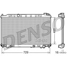 DRM46033 DENSO Радиатор, охлаждение двигателя