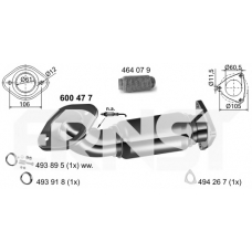600477 ERNST Труба выхлопного газа