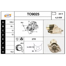 TO9025 SNRA Стартер