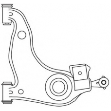 2597 FRAP Рычаг независимой подвески колеса, подвеска колеса