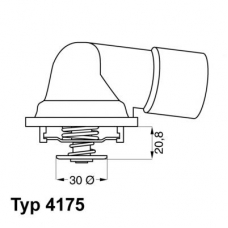 4175.92D WAHLER Термостат, охлаждающая жидкость