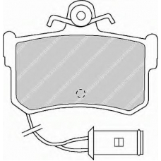 T0610437 RAMEDER Комплект тормозных колодок, дисковый тормоз