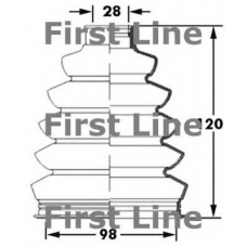 FCB2394 FIRST LINE Пыльник, приводной вал