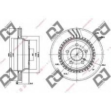 BD1304 DJ PARTS Тормозной диск