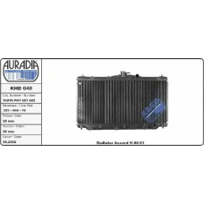 KHD 040 AURADIA Радиатор охлаждения accord/(aero deck 2.0, 2.0i) 83-89, 1.6 12v, 1.8 2wd/4wd, 2.0 12v, 2.0i 16v мкпп,325x668x16 (honda  = 381608-1, 19010-ph1-621/622)
