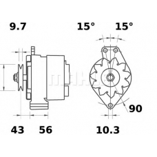 MG 95 MAHLE Генератор