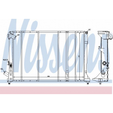 63975 NISSENS Радиатор, охлаждение двигателя