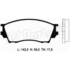 IBD-1382 IPS Parts Комплект тормозных колодок, дисковый тормоз