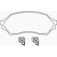 MDB1946 MINTEX Комплект тормозных колодок, дисковый тормоз