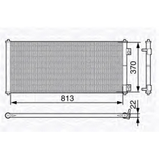 350203646000 MAGNETI MARELLI Конденсатор, кондиционер