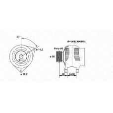 943346207010 MAGNETI MARELLI Генератор