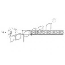 722 212 TOPRAN Комплект болтов головки цилидра