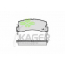 35-0655 KAGER Комплект тормозных колодок, дисковый тормоз