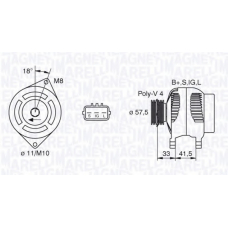 063377442010 MAGNETI MARELLI Генератор