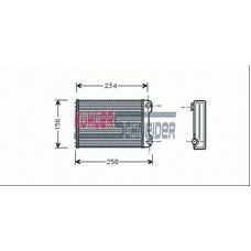 1790031 KUHLER SCHNEIDER Теплообменник, отопление салона