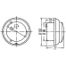 2SB 001 240-311 HELLA Задний фонарь