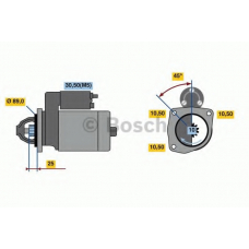 0 986 022 990 BOSCH Стартер