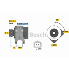 0 986 045 110 BOSCH Генератор