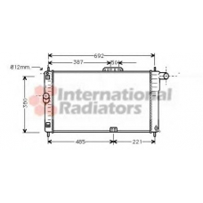 81002004 VAN WEZEL Радиатор, охлаждение двигателя