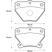 572450B BENDIX Комплект тормозных колодок, дисковый тормоз