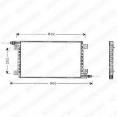 TSP0225442 DELPHI Конденсатор, кондиционер