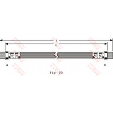 PHA272 TRW Тормозной шланг