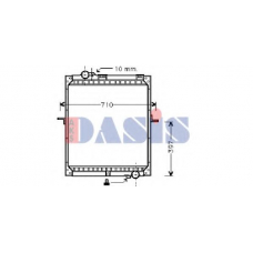 132290N AKS DASIS Радиатор, охлаждение двигателя