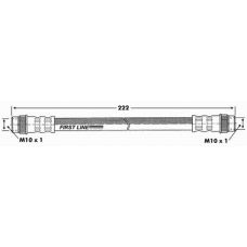 FBH6832 FIRST LINE Тормозной шланг