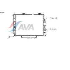 MS2190 GERI Радиатор, охлаждение двигател