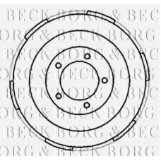 BBR7185 BORG & BECK Тормозной барабан