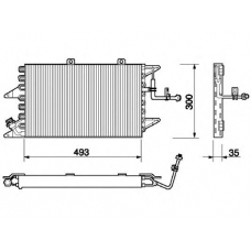 350203105000 MAGNETI MARELLI Конденсатор, кондиционер