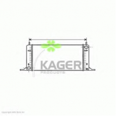 31-2210 KAGER Радиатор, охлаждение двигателя