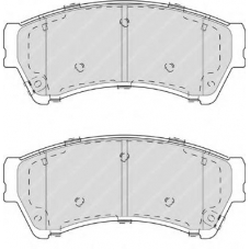 FDB4062 FERODO Комплект тормозных колодок, дисковый тормоз