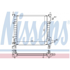 62083A NISSENS Радиатор, охлаждение двигателя