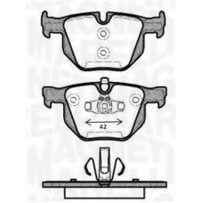 363916060486 MAGNETI MARELLI Комплект тормозных колодок, дисковый тормоз