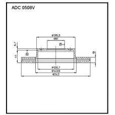 ADC 0508V Allied Nippon Гидравлические цилиндры