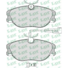 05P286 LPR Комплект тормозных колодок, дисковый тормоз