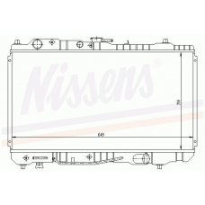 62484 NISSENS Радиатор, охлаждение двигателя