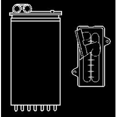 221V04 J. DEUS Теплообменник, отопление салона