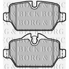 BBP2285 BORG & BECK Комплект тормозных колодок, дисковый тормоз